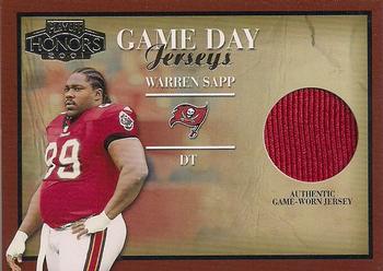 2001 Playoff Honors - Game Day Jerseys #GD-41 Warren Sapp Front