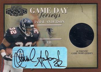 2001 Playoff Honors - Game Day Jerseys Autographs #GD-5 Jamal Anderson Front