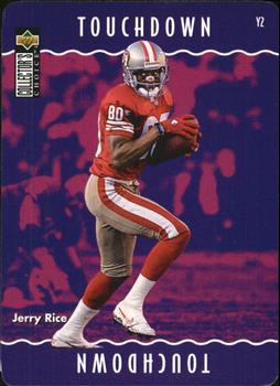 1996 Collector's Choice Update - You Make The Play #Y2 Jerry Rice Front
