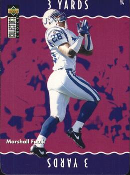 1996 Collector's Choice Update - You Make The Play #Y4 Marshall Faulk Front