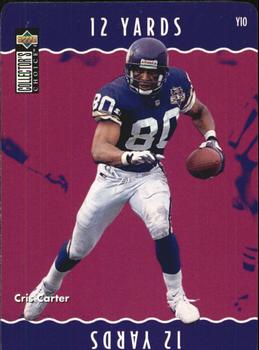 1996 Collector's Choice Update - You Make The Play #Y10 Cris Carter Front