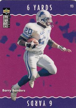 1996 Collector's Choice Update - You Make The Play #Y13 Barry Sanders Front