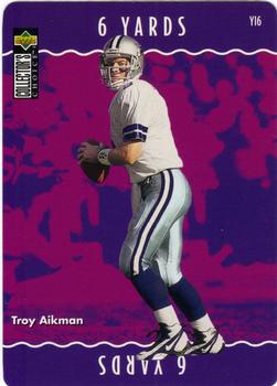 1996 Collector's Choice Update - You Make The Play #Y16 Troy Aikman Front
