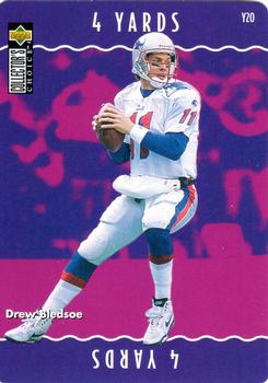 1996 Collector's Choice Update - You Make The Play #Y20 Drew Bledsoe Front
