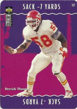1996 Collector's Choice Update - You Make The Play #Y27 Derrick Thomas Front