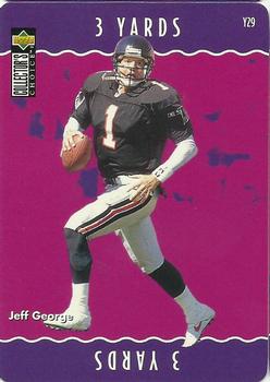1996 Collector's Choice Update - You Make The Play #Y29 Jeff George Front