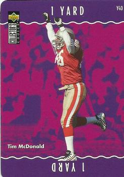 1996 Collector's Choice Update - You Make The Play #Y40 Tim McDonald Front