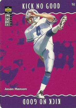 1996 Collector's Choice Update - You Make The Play #Y41 Jason Hanson Front