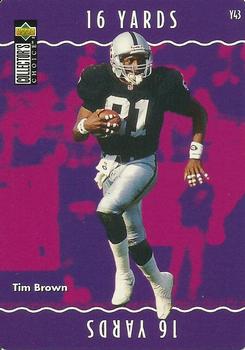 1996 Collector's Choice Update - You Make The Play #Y43 Tim Brown Front