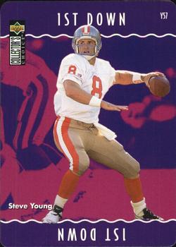 1996 Collector's Choice Update - You Make The Play #Y57 Steve Young Front