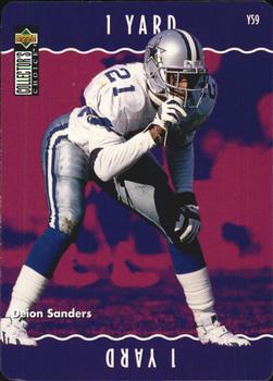 1996 Collector's Choice Update - You Make The Play #Y59 Deion Sanders Front
