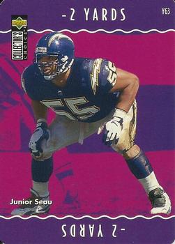 1996 Collector's Choice Update - You Make The Play #Y63 Junior Seau Front