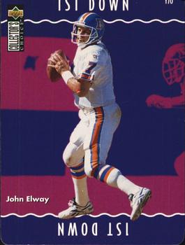 1996 Collector's Choice Update - You Make The Play #Y70 John Elway Front