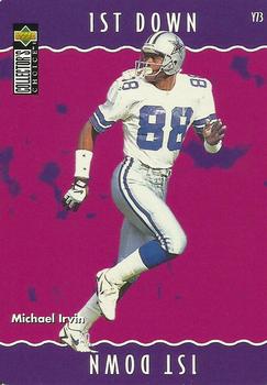 1996 Collector's Choice Update - You Make The Play #Y73 Michael Irvin Front