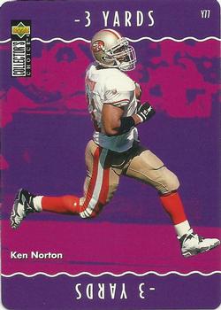 1996 Collector's Choice Update - You Make The Play #Y77 Ken Norton Front