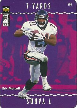 1996 Collector's Choice Update - You Make The Play #Y90 Eric Metcalf Front