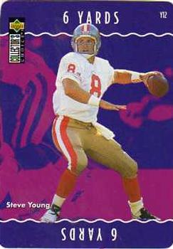 1996 Collector's Choice Update - You Make The Play #Y12 Steve Young Front