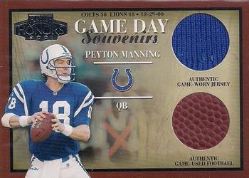 2001 Playoff Honors - Game Day Souvenirs #GD-29 Peyton Manning Front