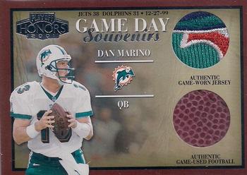 2001 Playoff Honors - Game Day Souvenirs #GD-30 Dan Marino Front