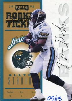 2001 Playoff Honors - Honor Roll Buybacks Autographs #17 Tavian Banks Front