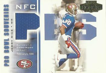 2001 Playoff Honors - Souvenirs #PB1 Jerry Rice Front