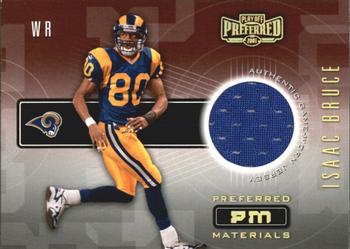 2001 Playoff Preferred - Preferred Materials #23 Isaac Bruce Front