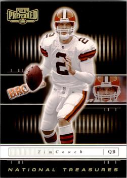 2001 Playoff Preferred - National Treasures Gold #8 Tim Couch Front
