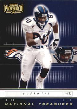 2001 Playoff Preferred - National Treasures Gold #12 Rod Smith Front