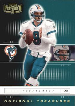 2001 Playoff Preferred - National Treasures Gold #27 Jay Fiedler Front