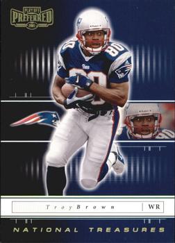 2001 Playoff Preferred - National Treasures Gold #32 Troy Brown Front