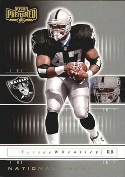 2001 Playoff Preferred - National Treasures Gold #38 Tyrone Wheatley Front