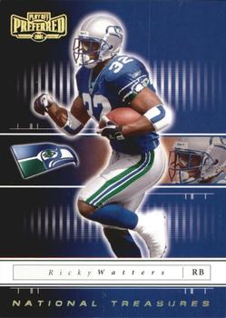 2001 Playoff Preferred - National Treasures Gold #50 Ricky Watters Front