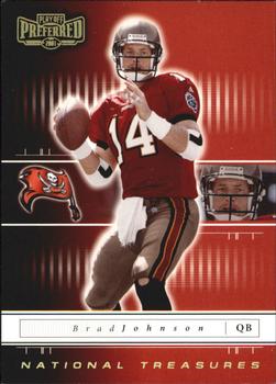 2001 Playoff Preferred - National Treasures Gold #93 Brad Johnson Front