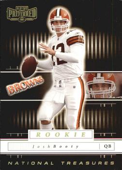 2001 Playoff Preferred - National Treasures Gold #108 Josh Booty Front