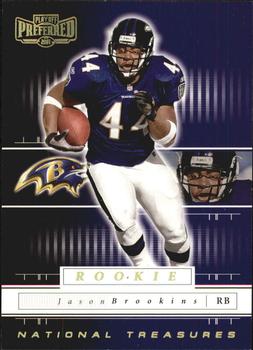 2001 Playoff Preferred - National Treasures Gold #121 Jason Brookins Front