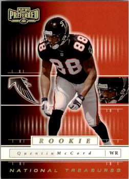 2001 Playoff Preferred - National Treasures Gold #151 Quentin McCord Front