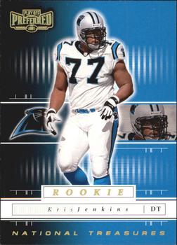 2001 Playoff Preferred - National Treasures Gold #178 Kris Jenkins Front
