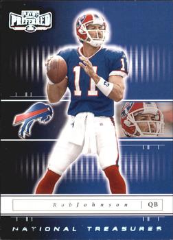 2001 Playoff Preferred - National Treasures Silver #4 Rob Johnson Front