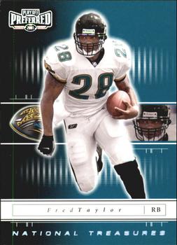 2001 Playoff Preferred - National Treasures Silver #20 Fred Taylor Front