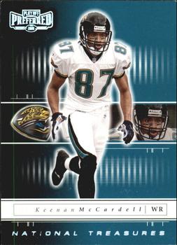 2001 Playoff Preferred - National Treasures Silver #21 Keenan McCardell Front