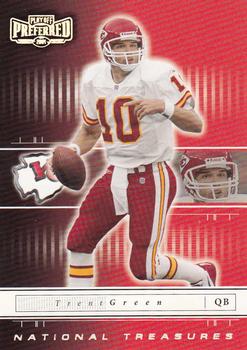 2001 Playoff Preferred - National Treasures Silver #24 Trent Green Front