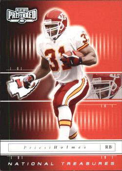 2001 Playoff Preferred - National Treasures Silver #25 Priest Holmes Front