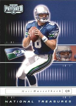 2001 Playoff Preferred - National Treasures Silver #47 Matt Hasselbeck Front