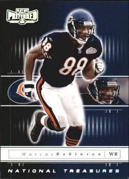 2001 Playoff Preferred - National Treasures Silver #61 Marcus Robinson Front