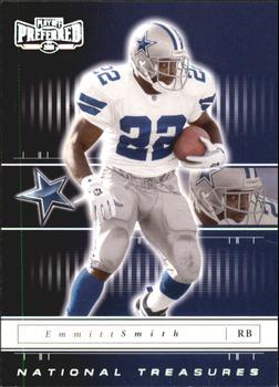 2001 Playoff Preferred - National Treasures Silver #65 Emmitt Smith Front