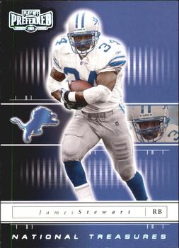 2001 Playoff Preferred - National Treasures Silver #68 James Stewart Front