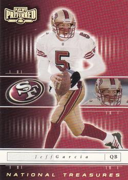 2001 Playoff Preferred - National Treasures Silver #86 Jeff Garcia Front