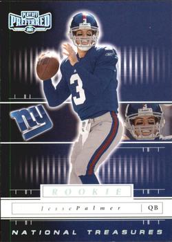 2001 Playoff Preferred - National Treasures Silver #105 Jesse Palmer Front