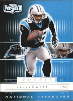 2001 Playoff Preferred - National Treasures Silver #137 Steve Smith Front