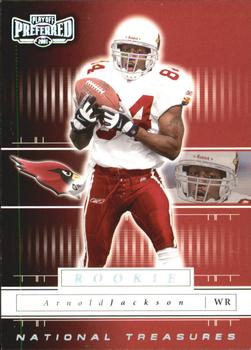 2001 Playoff Preferred - National Treasures Silver #153 Arnold Jackson Front